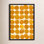 Satori Dots Pattern Curry Print
