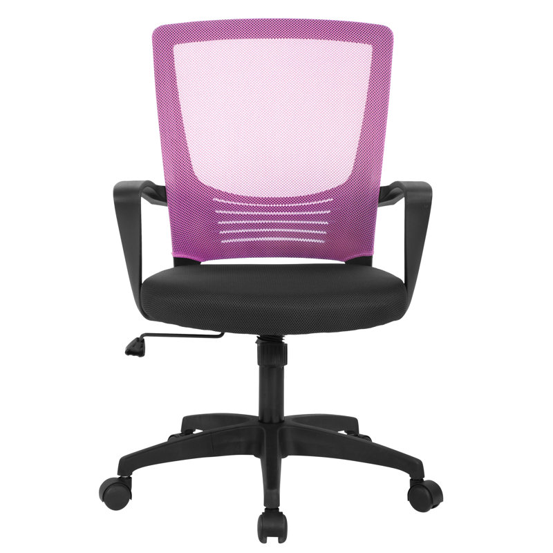Chaise de travail en filet , Rose