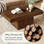 Solid Wood Pedestal Coffee Table