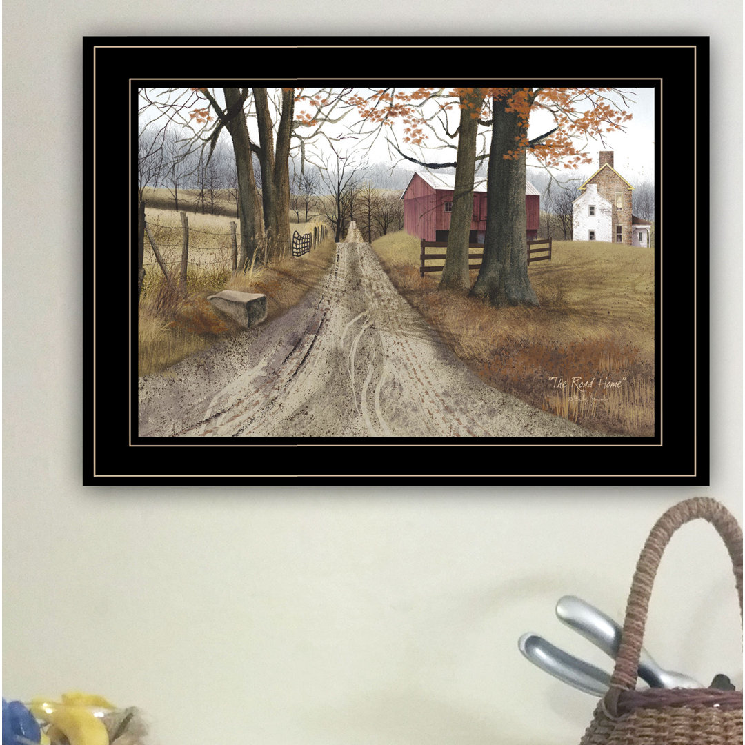 The Road Home Framed Wall Art for Living Room, Home Wall Decor by Billy Jacobs August Grove® 