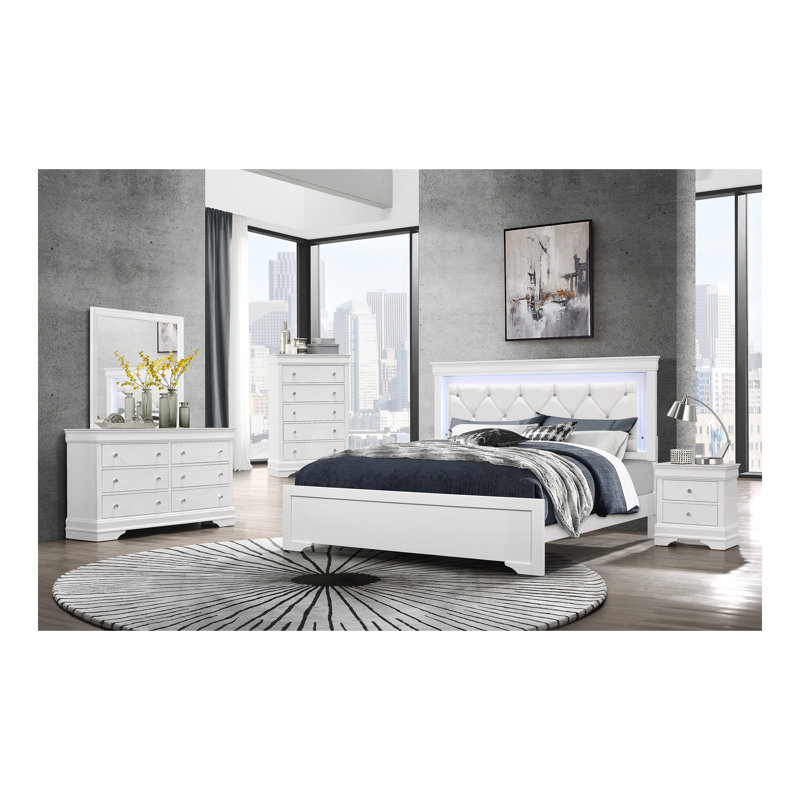 DRESSER EN CRUCODILE, White