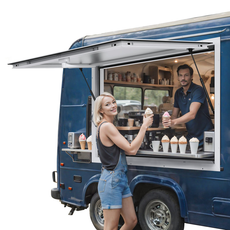 Fenêtre de support en alliage d'aluminium, H 41 po x l 65 po x P 3 po