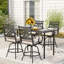 Alyne 4 - Person Patio Dining Set with Rectangular Table , Cushions Included