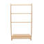 Porte-serviettes sur pied en bambou