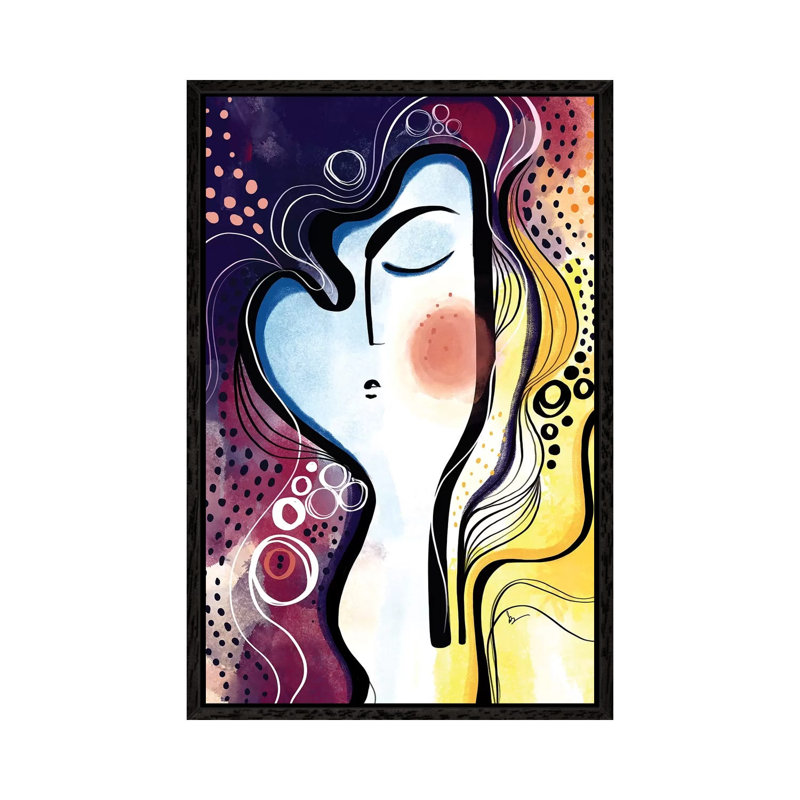 Ursula by Soul Curry Art & Illustrations - Gallery-Wrapped Canvas Giclée on Canvas, Black Framed, 101.6 cm H x 66.04 cm W