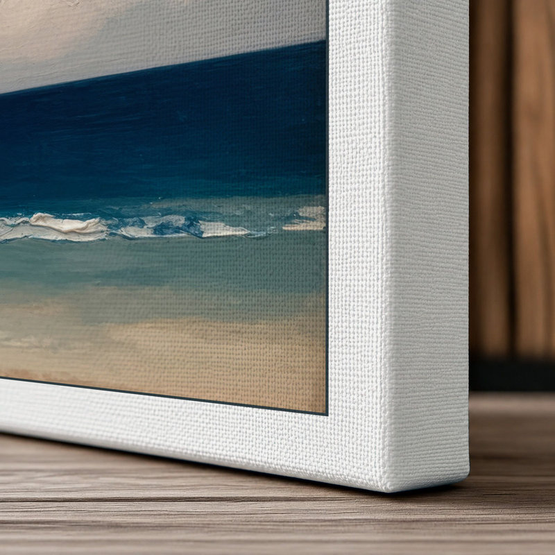 Cloud Above Sand Coastal - Wrapped Canvas, 36x24 - 91.4 x 61.0 cm, White Border