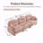 Basic Sectional Sofa, 3-Seater Modular  Sofa Couch,Soft Chenille Fabric High-Density Foam,Tufted Cushion Backrest Ergonomic Design Design,Elegant Armrests-202351844
