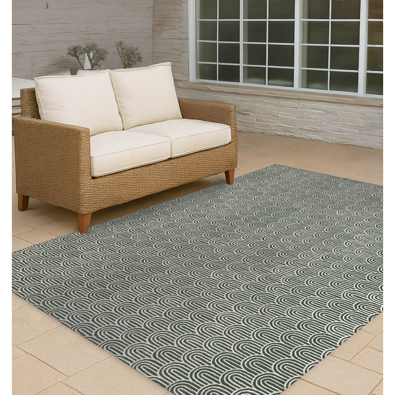 Tapis d'extérieur antidérapant Rolling Hills, Rectangulaire 2 pi x 3 pi