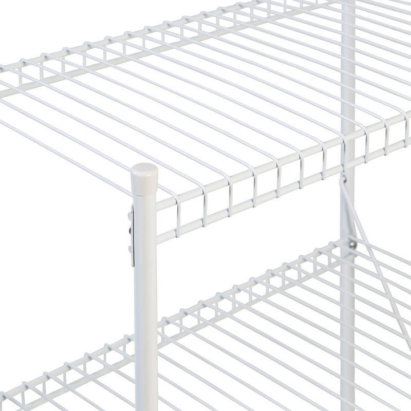 4-Tier Steel Shelving Unit (23" W X 41" X 13" D)