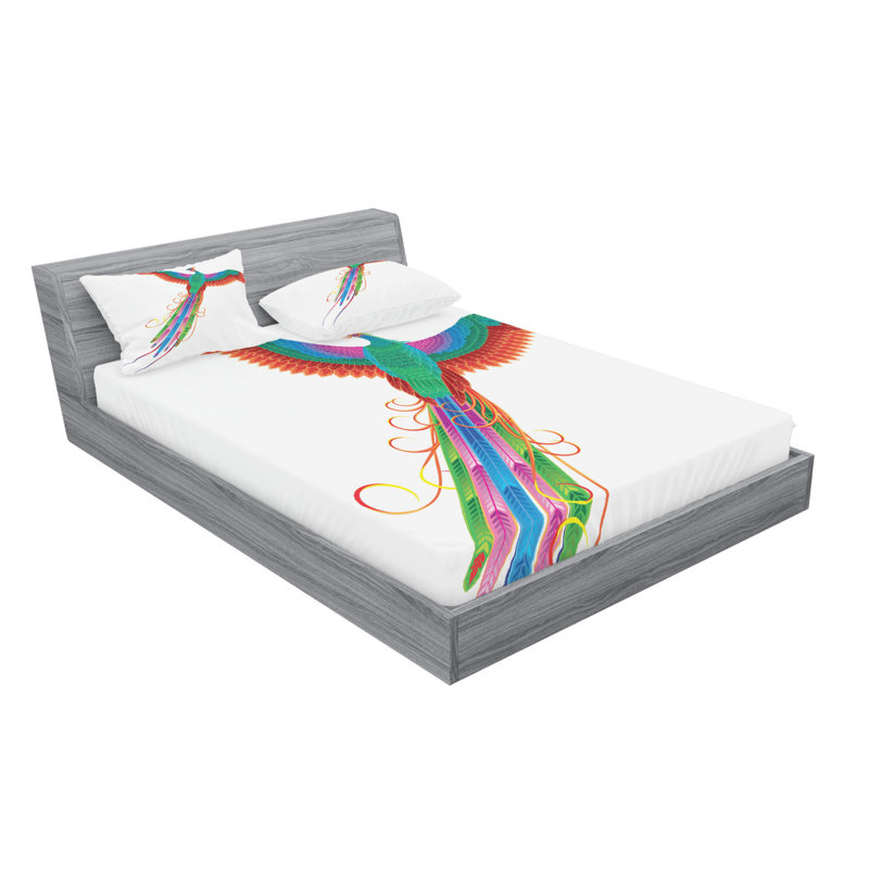 Microfiber Sheet Set, Queen Sheet Set with Fitted Sheet