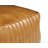 Brie Leather Pouf In Caramel-750515240