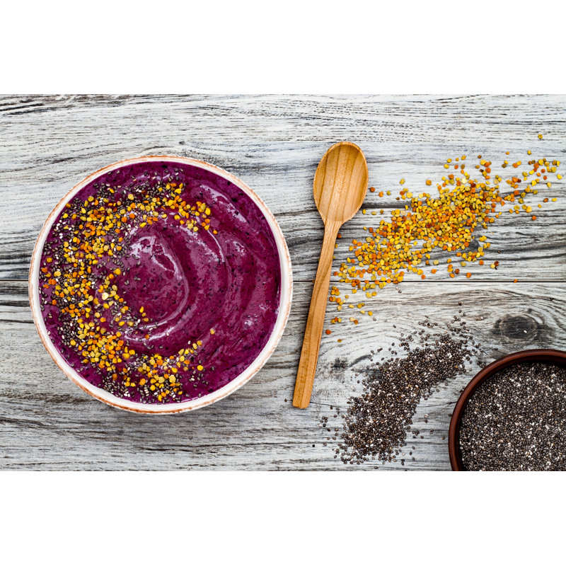 Anamosa Acai Breakfast Superfood - Wrapped Canvas Print, 30cm H x 46cm W x 3.8cm D