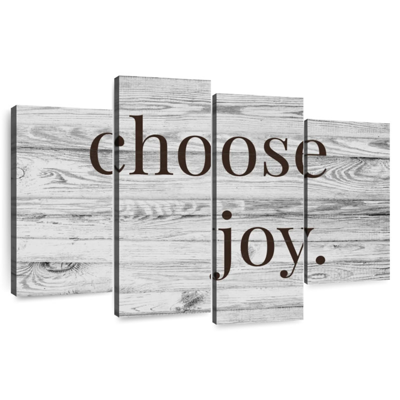 Tergel Choose Joy Typography, 54" H x 84" W