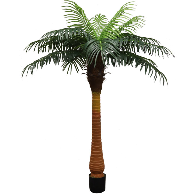Palmier artificiel en pot, H 84 po x l 15 po x P 9 po