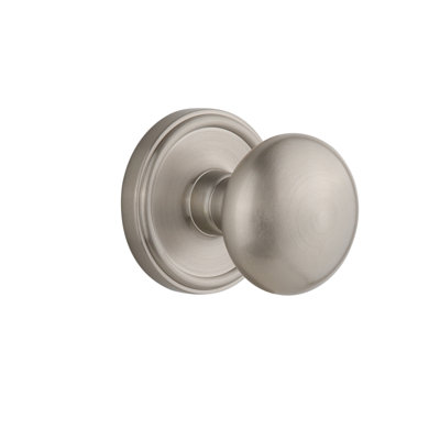 Grandeur Georgetown Rosette Privacy with Fifth Avenue Door Knob