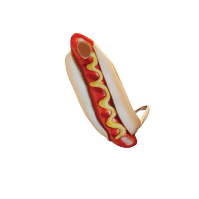 Tenue de hot-dog Traders convenant à une grande statue en H 23 po