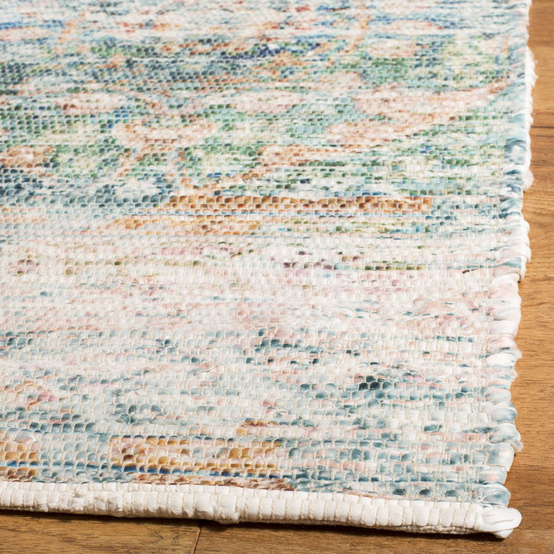 Tapis de performance géométrique tissé à la main Amanda, Rectangle 6 pi x 9 pi