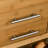 Bamboo Kitchen Island Cart On Wheels With 2 Storage Drawers And Open Shelves