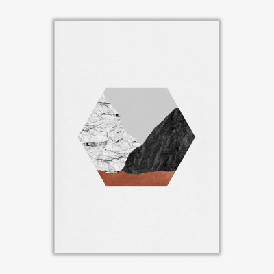 Copper Geometric I - Print