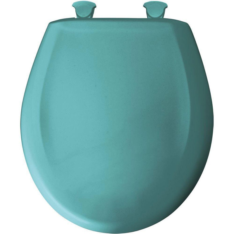 Toilette ronde en plâtre, Turquoise