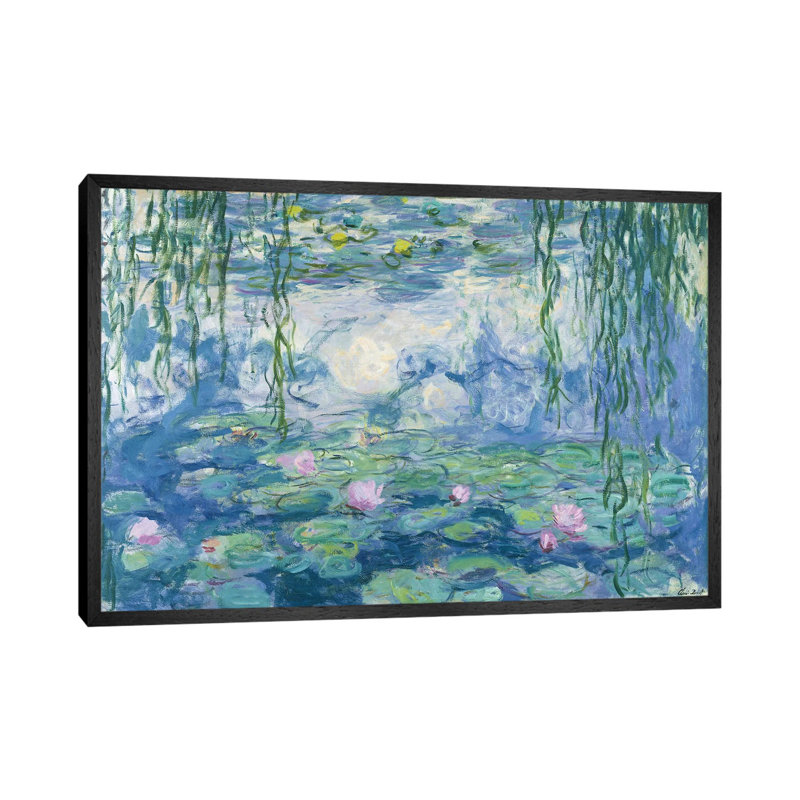 Print on Canvas, 66.04 cm H x 101.6 cm W x 4.445 cm D, Black Floater Framed