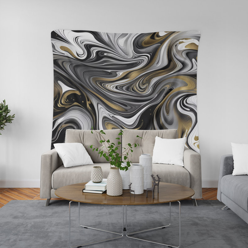 Tapisserie murale, H 80 po x l 68 po