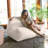 Lavista Outdoor Bean Bag Loveseat Modern Patio Sofa-1147044693