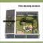 Cage pour animaux de compagnie, enclos en bois pour tortues