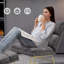 Fauteuil d'appoint avec repose-pieds en métal Endri-955875110
