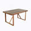 Ensemble de table et chaises d'extérieur en bois d'acacia de haute qualité