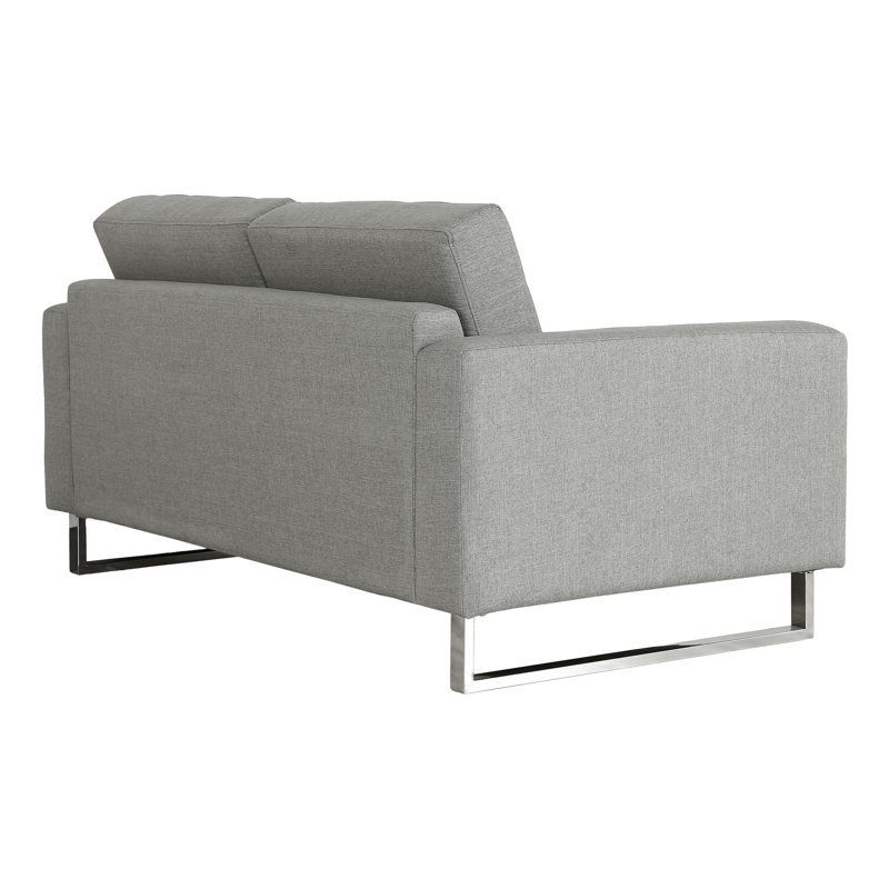 Luff 63'' Upholstered Loveseat, Gray