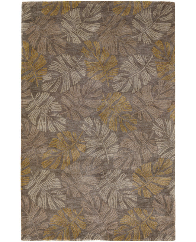 Pierview Viscose Floral Indoor Rug, 5' x 7'6"