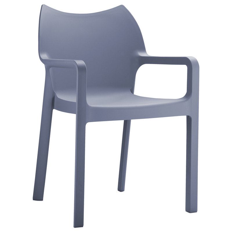Ensemble bistro 23,6 po Adrian pour 2 personnes, Gris