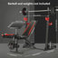 Banc de musculation professionnel réglable avec support à squat - Station de musculation multifonctionnelle