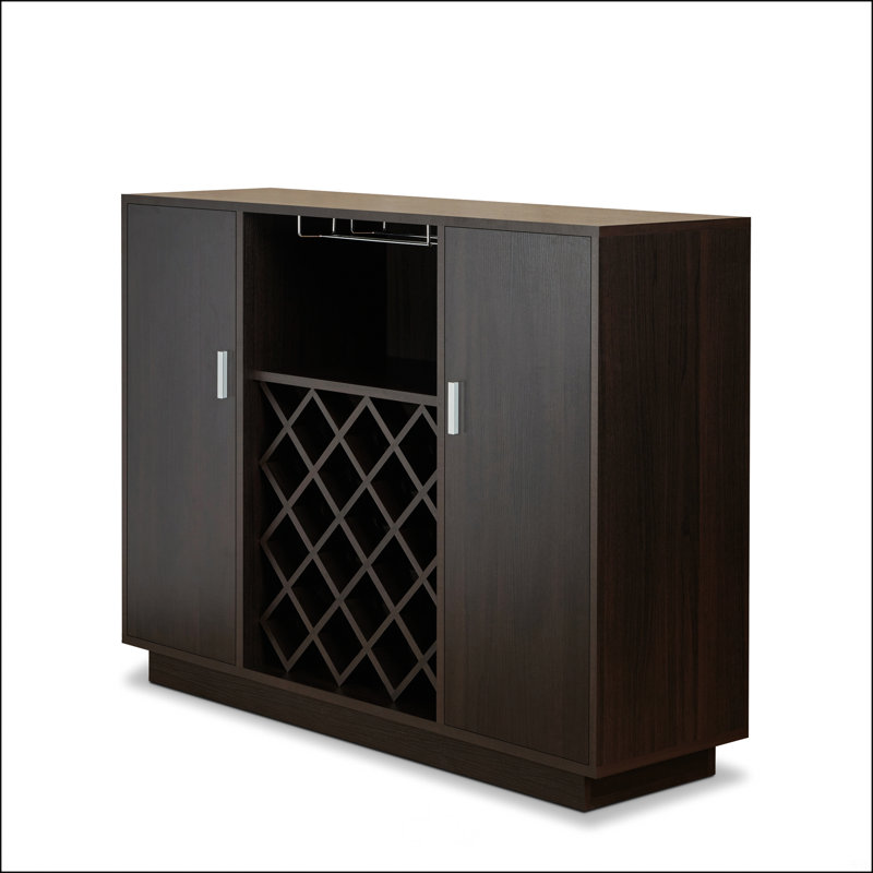 Armoire à vin à finition espresso