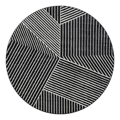 Latitude Run® Orkla Nikolis Rug Black