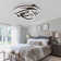 Hagensee 24" DIY Shade Reversible LED Ceiling Fan with Dimmable Light and APP Remote Control