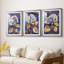 FLORAL Series CCxxxviii - impression personnalisée de qualité supérieure avec mat - 3 pièces-1213028482-1213028480