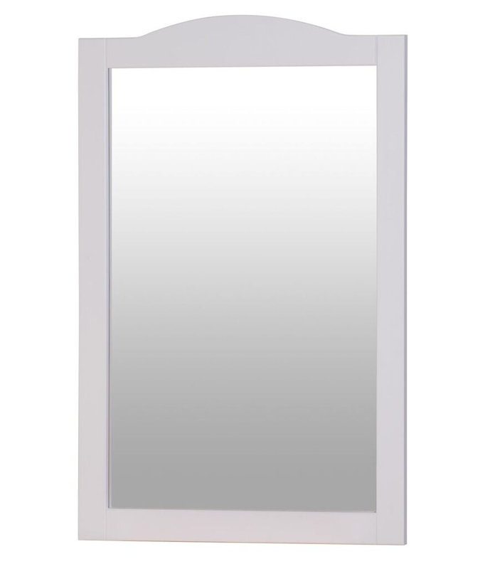 Miroir de commode Alayna, Blanc