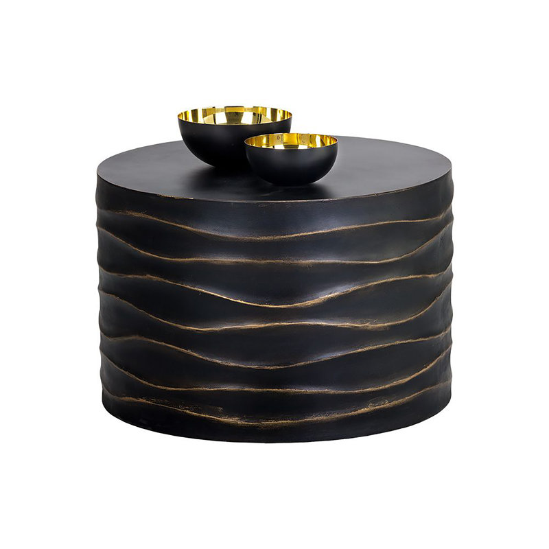 Corey Coffee Table, Black, 16" H x 23.5" L x 23.5" W