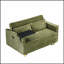 Canapé multifonctionnel coulissant et à pousser avec plateau de table mobile et ports USB, parfait pour les salons et les chambres