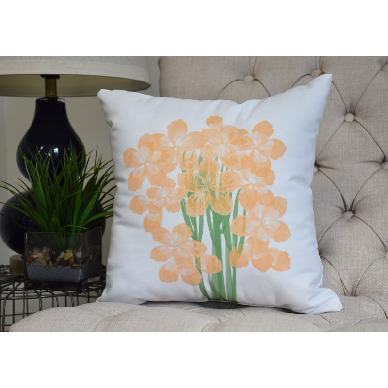 Nantucket Square Pillow Cover & Insert, Yellow, 20" x 20"