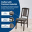 Chaise pliante rembourrée en bois et bois