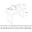 Bureau de table en pierre frittée Light Luxury-124355661