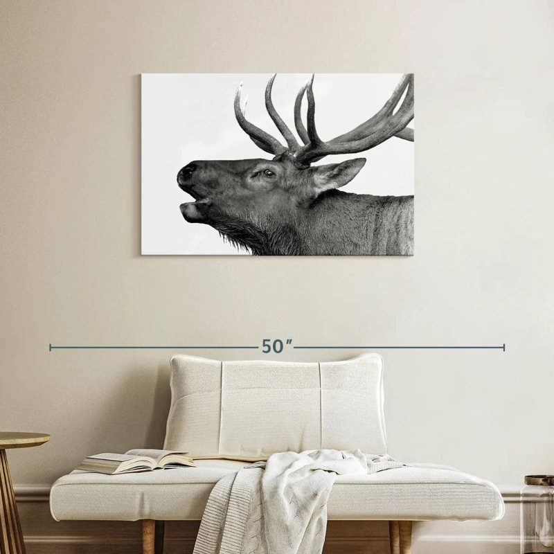 Brampt Deer Call, 24" H x 36" W