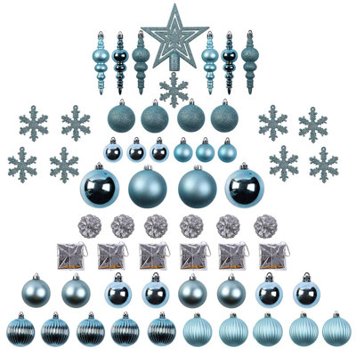 Christmas Tree Ball Ornaments (Set of 60)