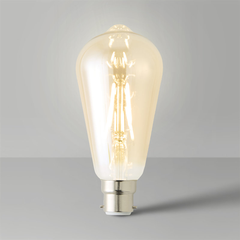 4W Amber B22 Vintage Filament Light Bulb