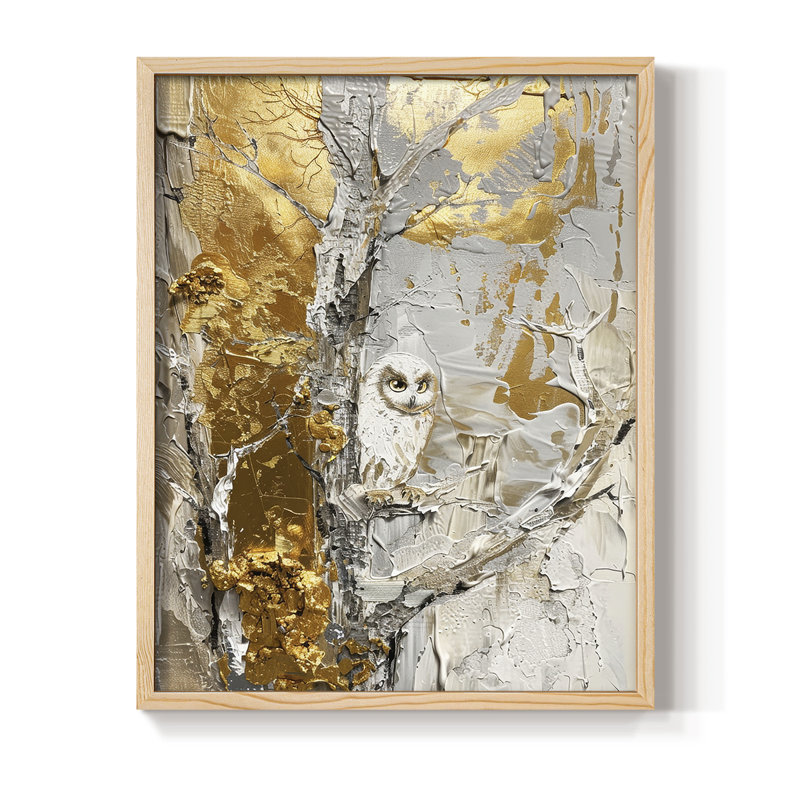 ANIMALS Series Lxxix, reproduction encadrée - bois massif, H 15 po x l 12 po