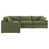 Polyester vert mousse est en rupture de stock