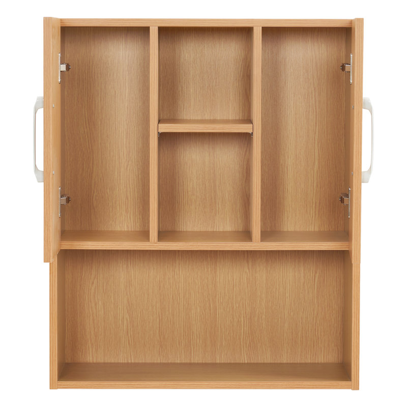 Armoire de salle de bain murale Dyanara, Chêne